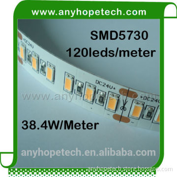 Factory price high light DC24V 5730smd 600 led strip light